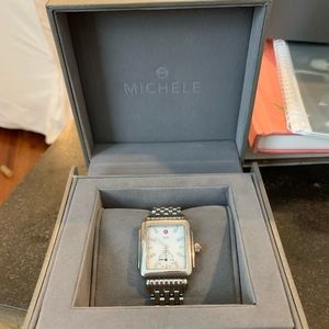 Michele Deco Mid, Diamond Dial Watch